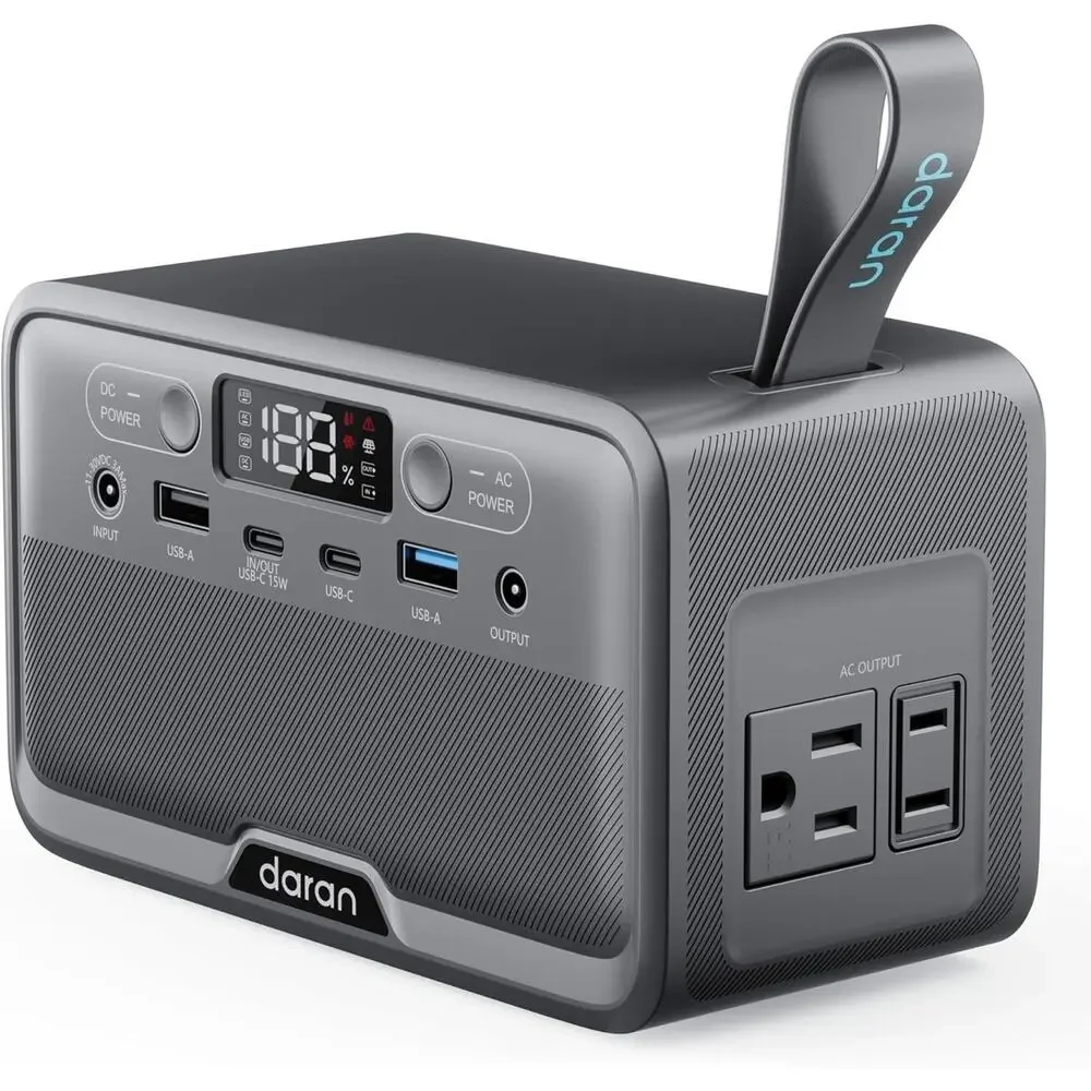 🔥Portable Power Station 28,000mAh LiFePO4 Battery 100W(200W Pk) PowerBank NWT🔥